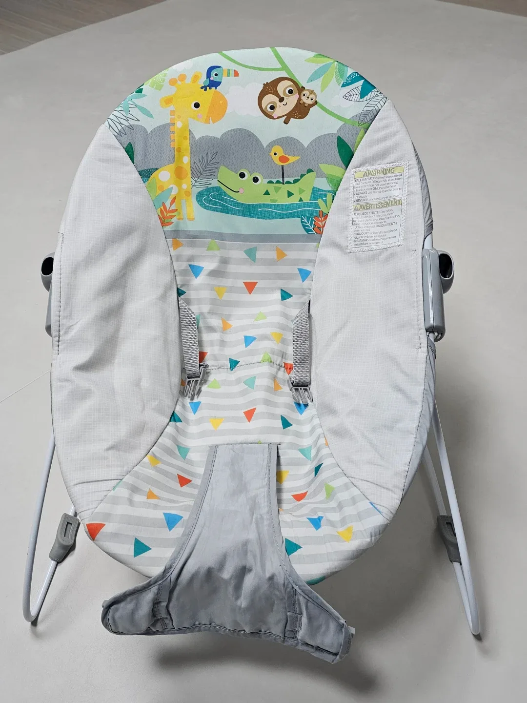 브라이트스타트 사파리 아기 바운서