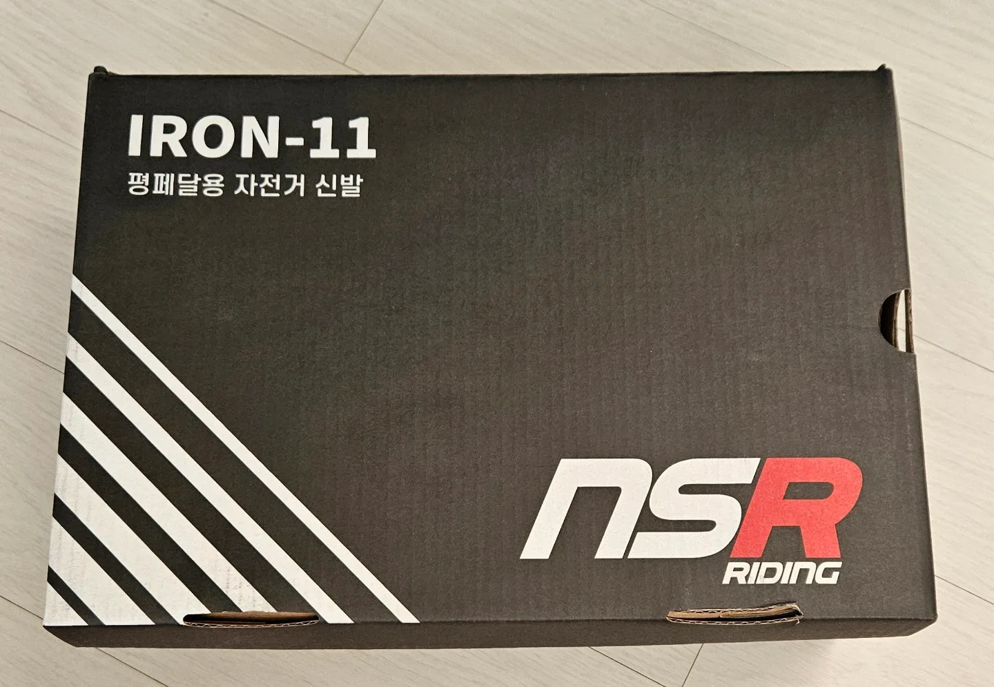 평페달용 자전거 신발 240, IRON-11 새상품