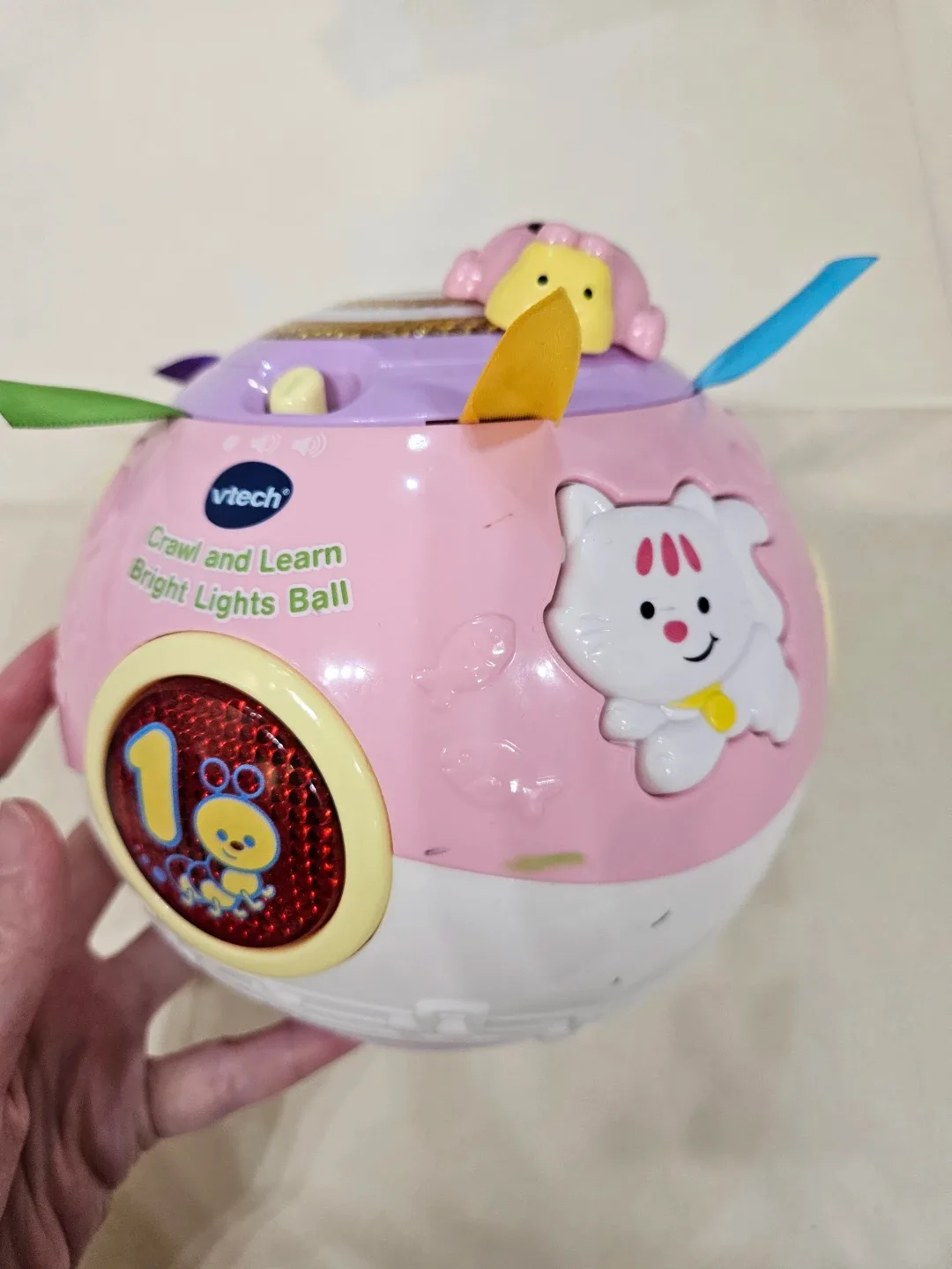 브이텍 에듀볼 (브라이트 핑크) 영어