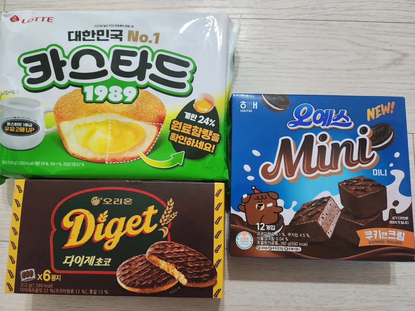 카스타드, 과자