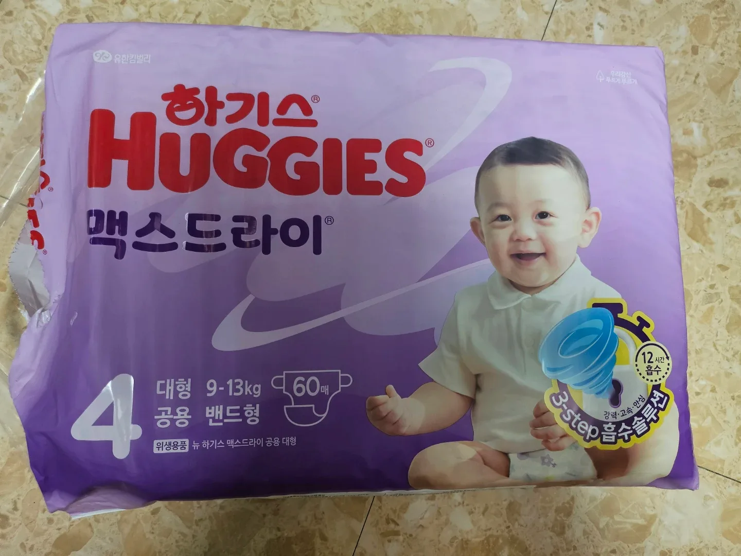 하기스 맥스드라이 4단계 밴드형 60개입