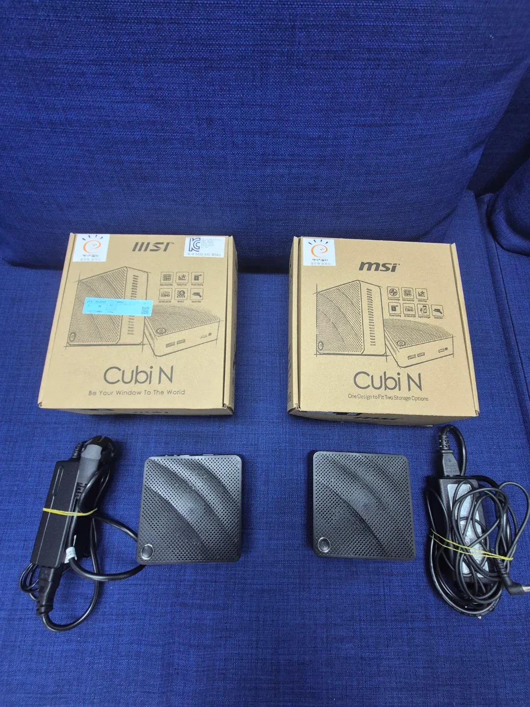 msi cubi N 미니피씨 PC 2대