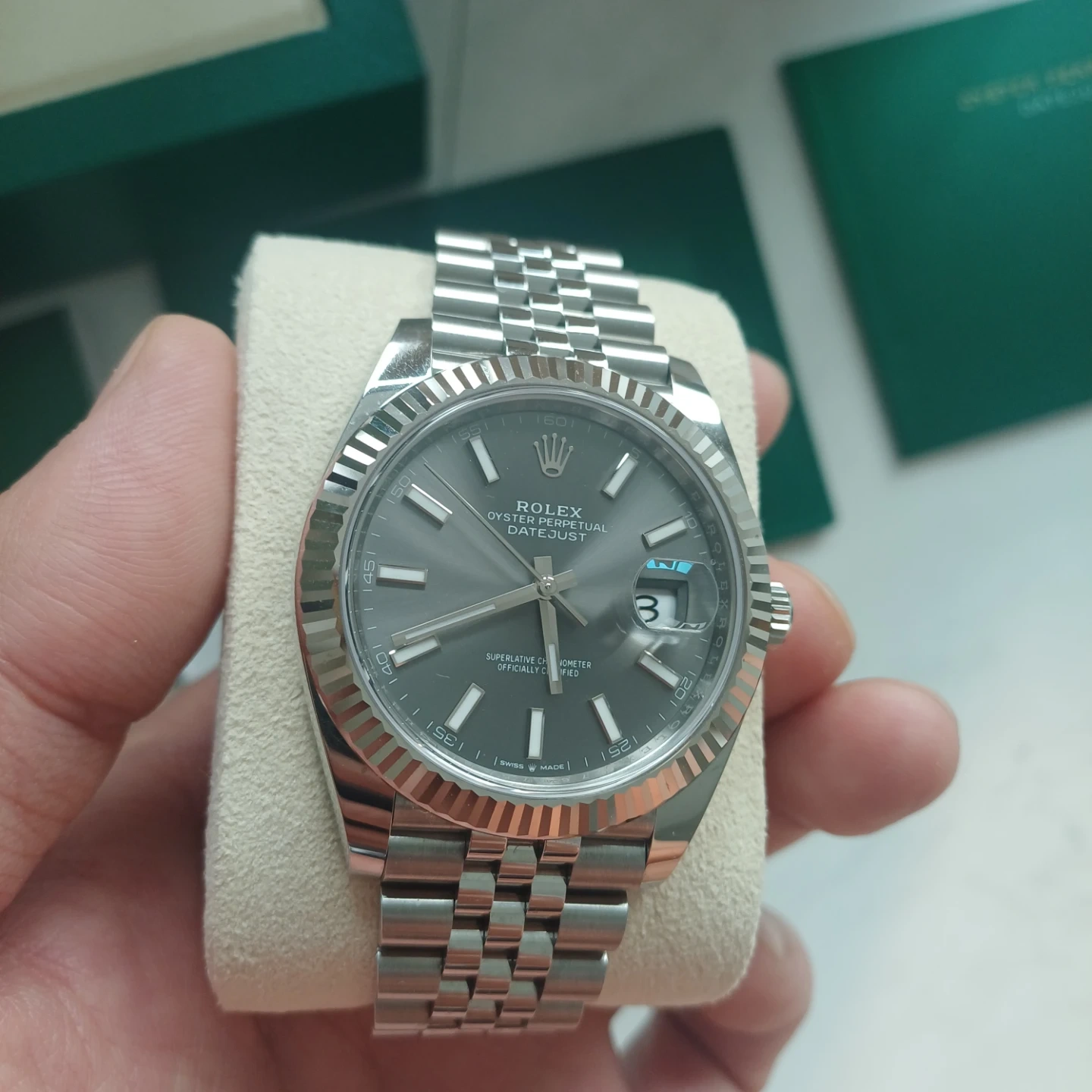 롤렉스 데이저스트 41mm 미착용 플루티드 풀박스 | 남성패션/잡화 | 당근 중고거래