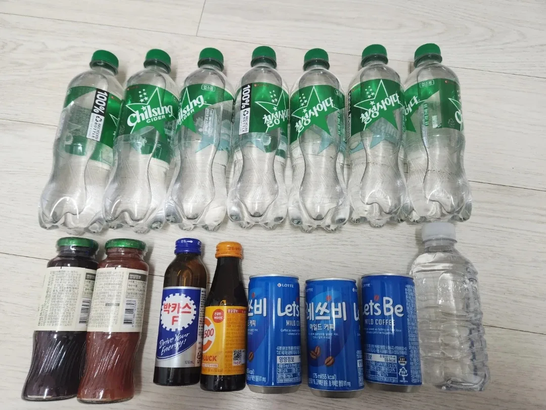 사이다, 레쓰비, 음료