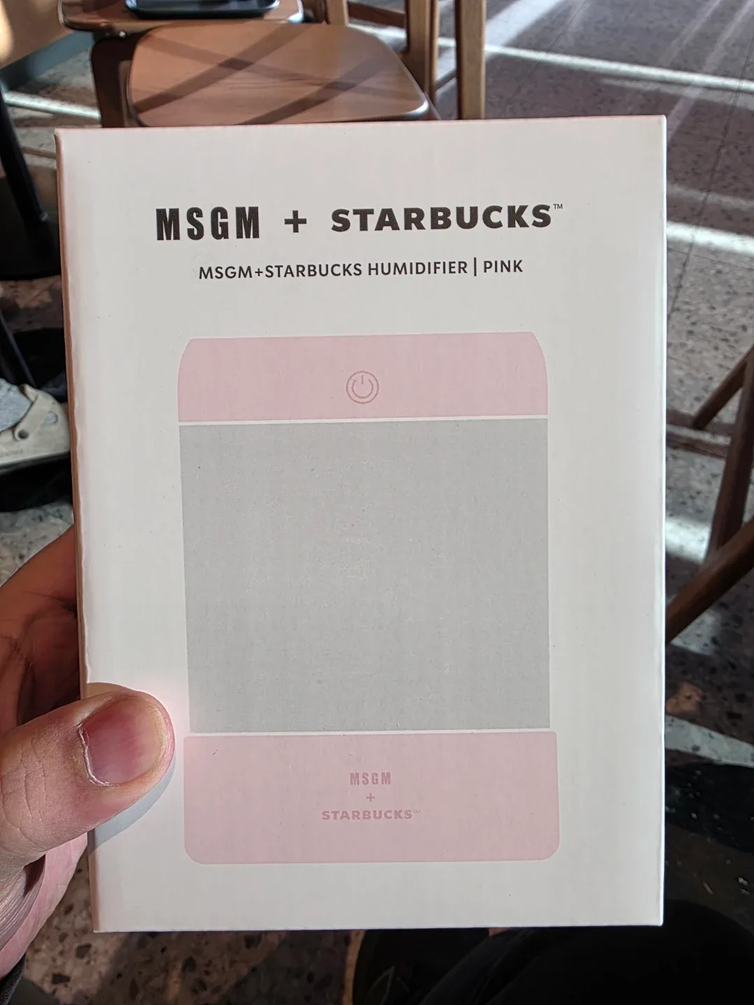 MSGM+스타벅스 콜라보 가습기 핑크 새제품