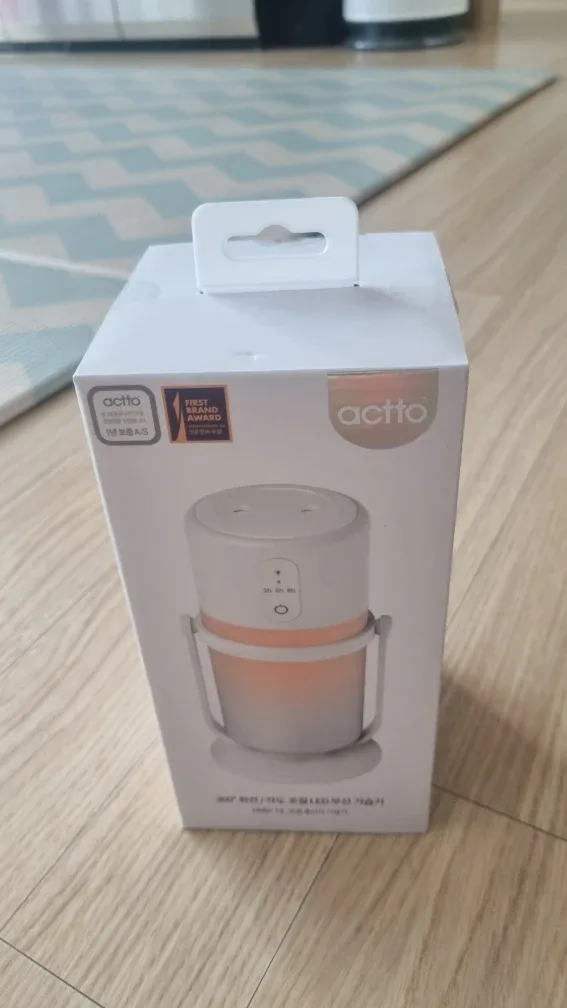 Actto 360도 회전 무선 가습기 새제품
