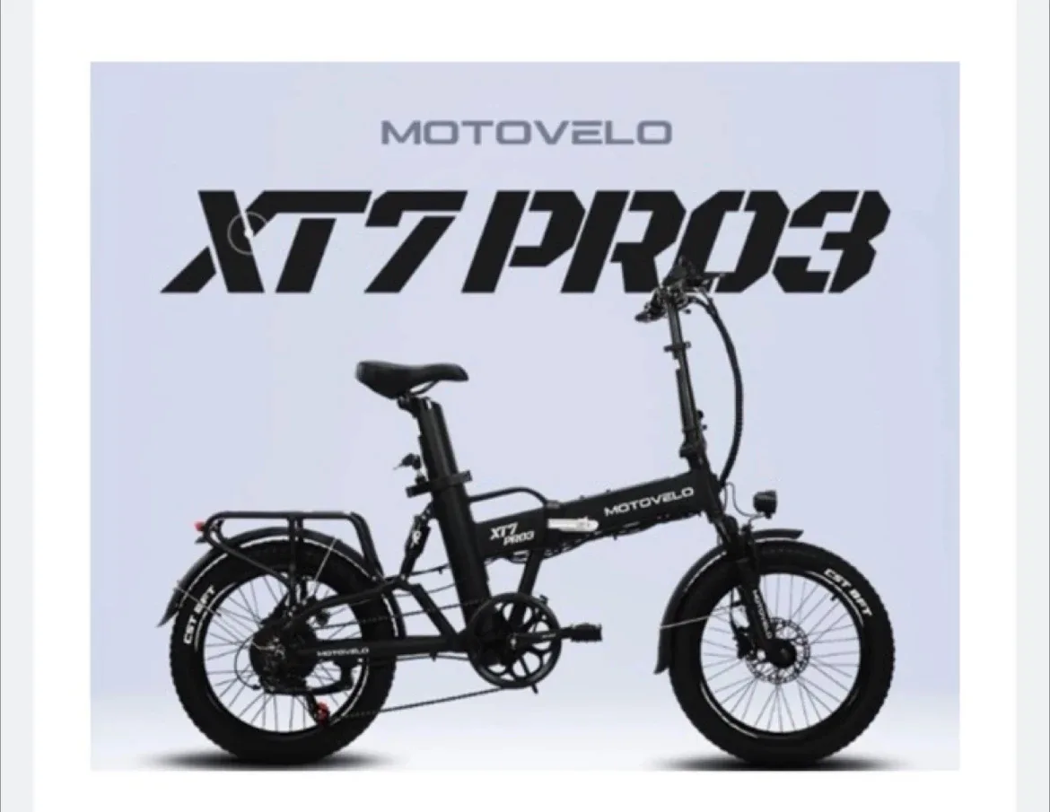 모토벨로 XT7 PRO3 블랙 전기자전거 + 가방