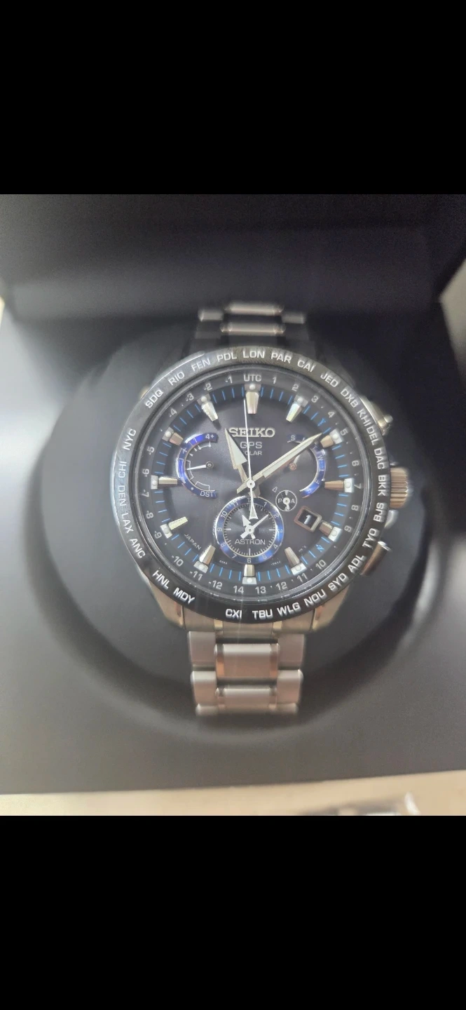 세이코 아스트론 GPS 솔라 티타늄 시계 | 남성패션/잡화 | 당근 중고거래