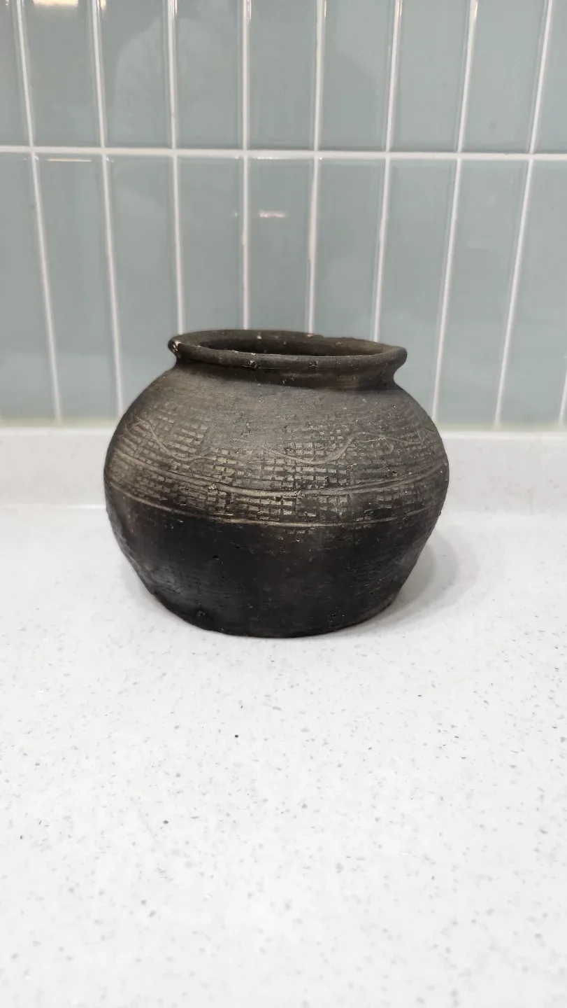 오래된 오리지널 토기, 옹기, 골동품