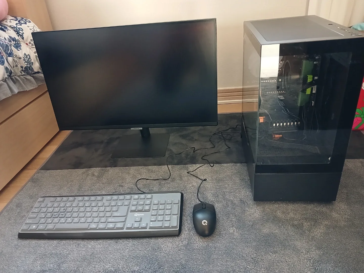 게이밍 데스크탑 PC 풀세트 (라이젠 5 3600, 16GB RAM)