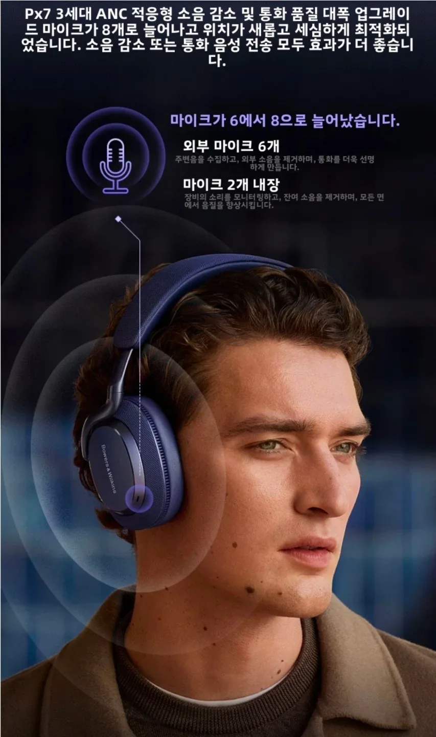(사용감없음) 바우어스 앤 윌킨스 PX7 S3 인디고블루