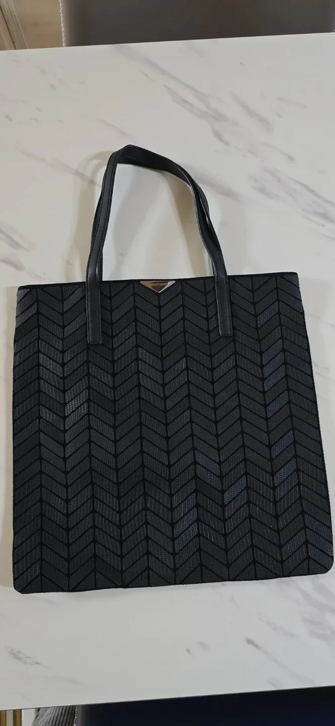 🛎질스튜어트 블랙 헤링본 토트백