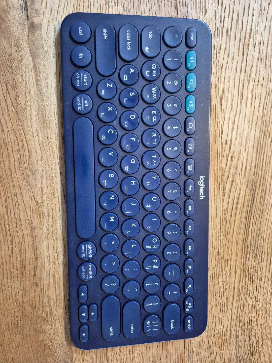 로지텍 K380 다크블루 블루투스 키보드