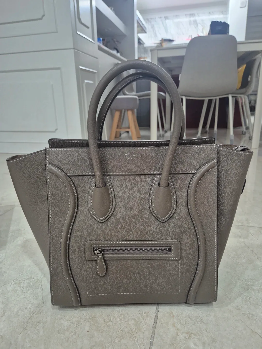 셀린느 러기지백 마이크로 그레이 더스트백 포함