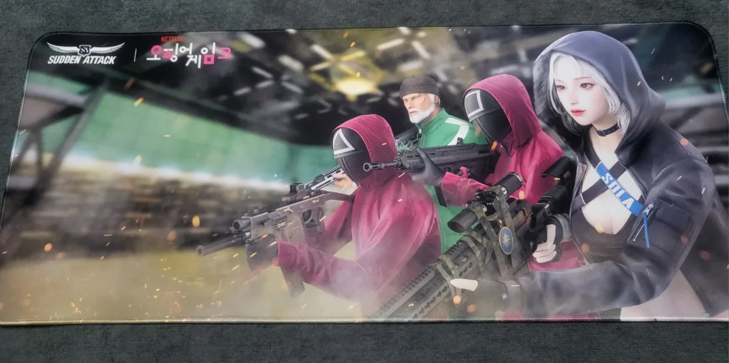 서든어택 오징어게임 콜라보 마우스패드