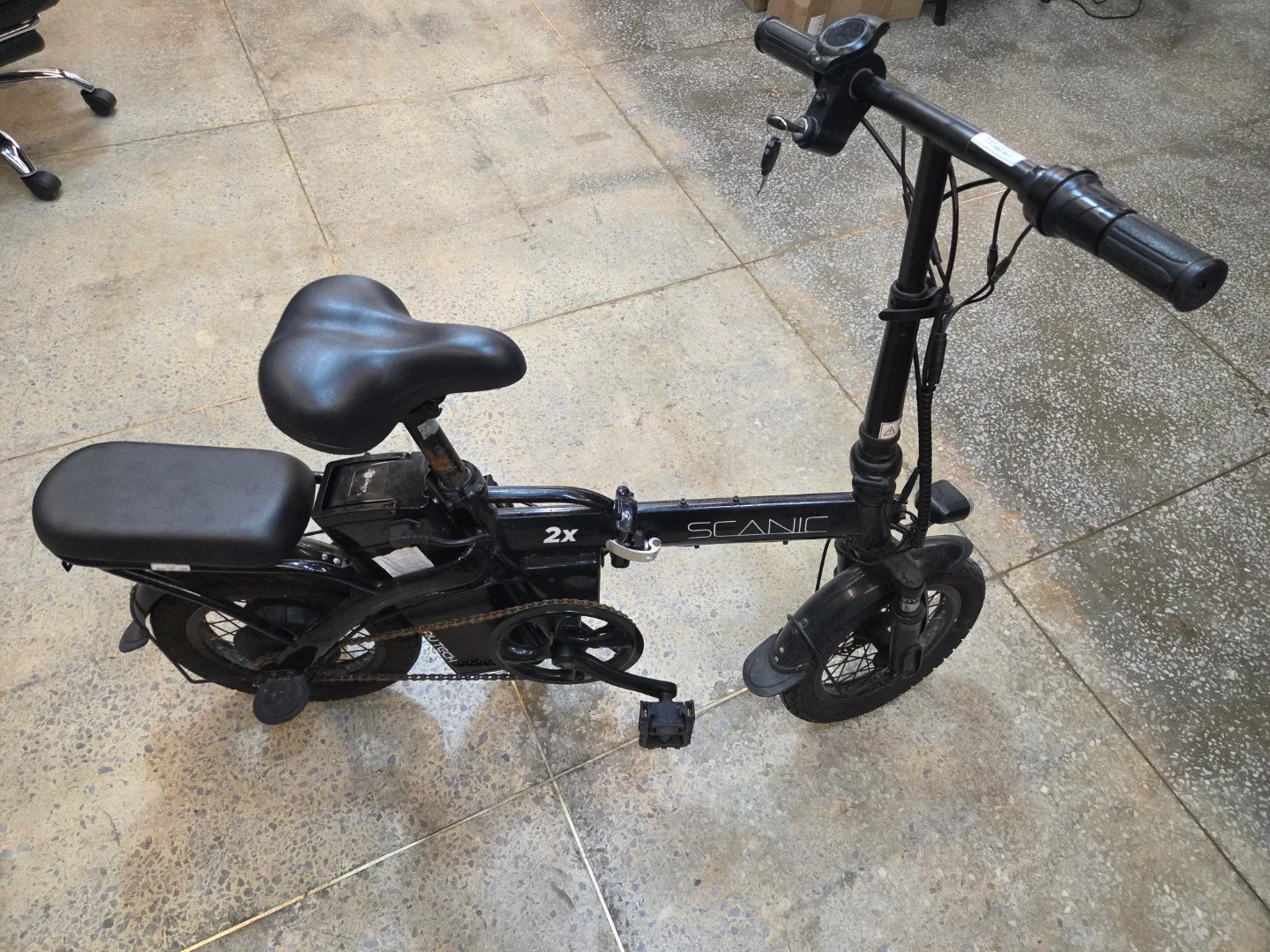 스카닉 2X 접이식 전기자전거 블랙