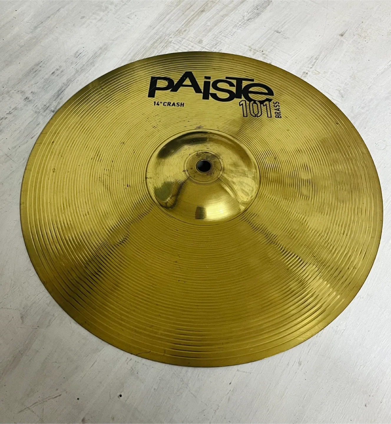 PAISTE 101 브라스 14인치 심벌 크래시