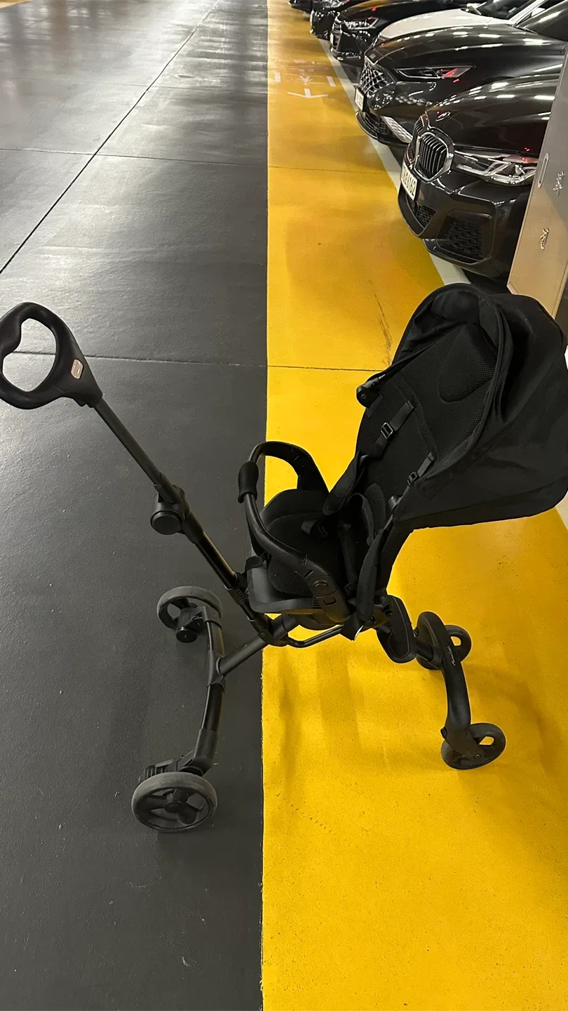 맘앤리틀 트라이크 휴대용 유모차 블랙