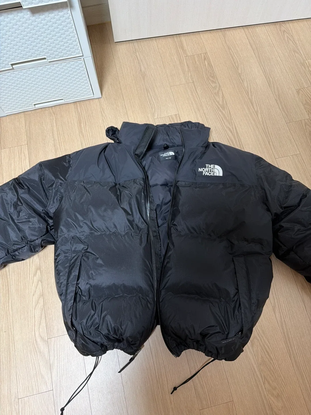 노스페이스 1996 눕시 RDS 다운 패딩 블랙 3xl