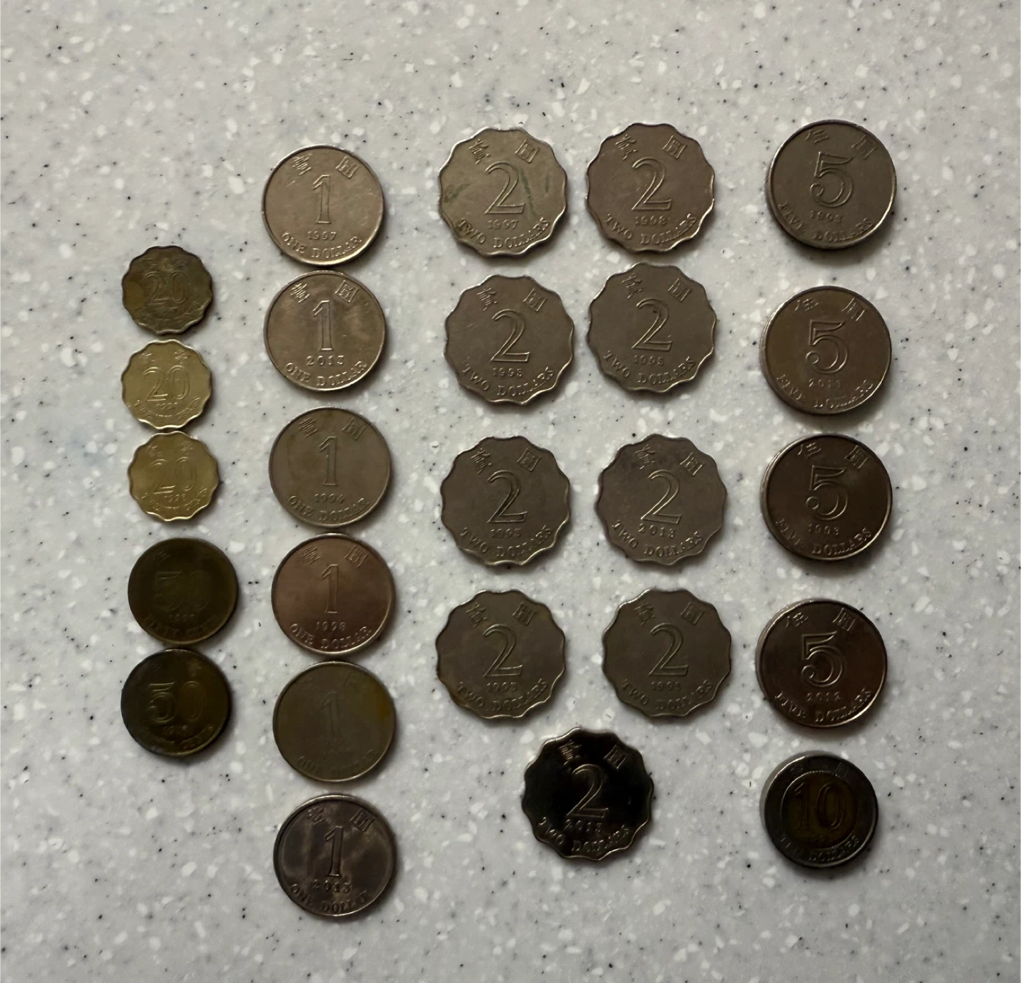 홍콩 달러 동전 55.6달러+3위안 | 티켓/교환권 | 당근 중고거래