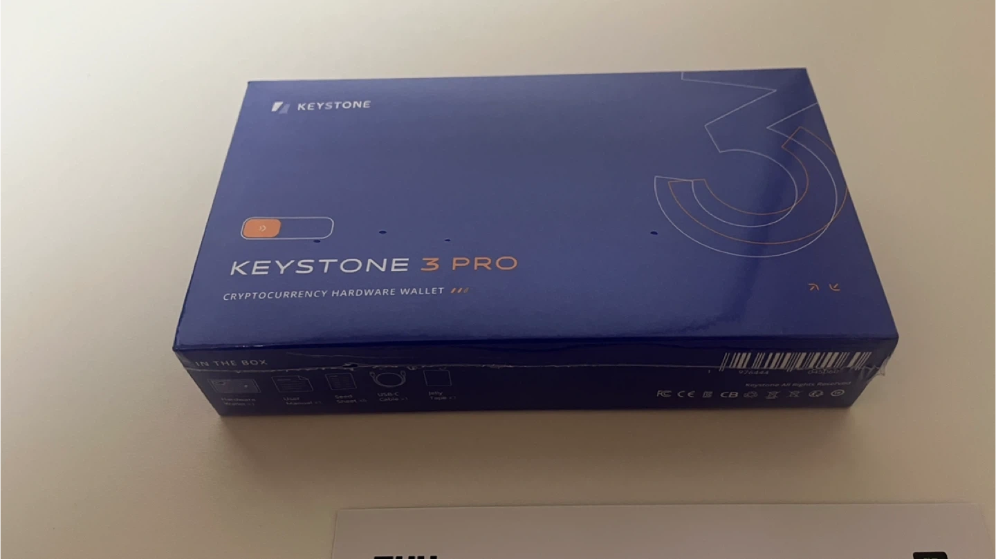 키스톤 3 프로 암호화폐 하드웨어 지갑 비트코인 콜드월렛(미개봉) | 취미/게임/음반 | 당근 중고거래