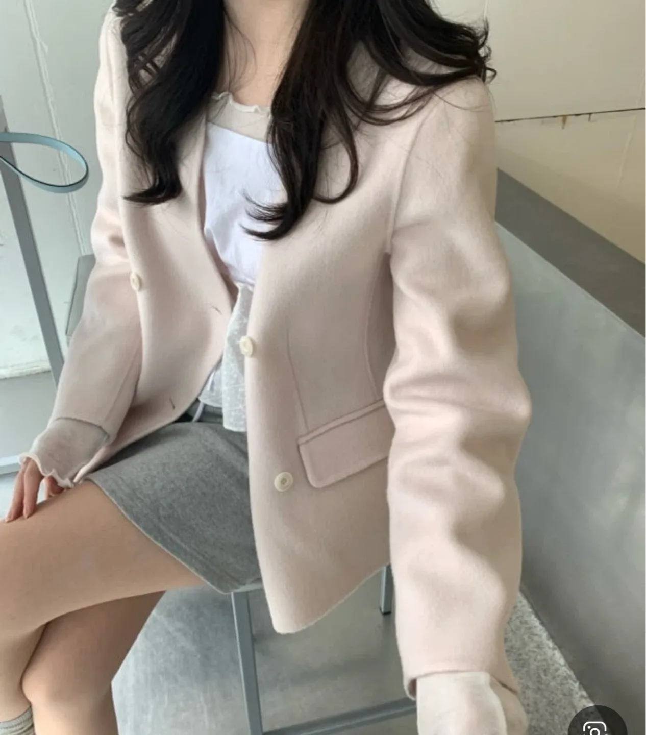 (마지막가격더안내려요)riette 리에뜨 핸드메이드 코트자켓