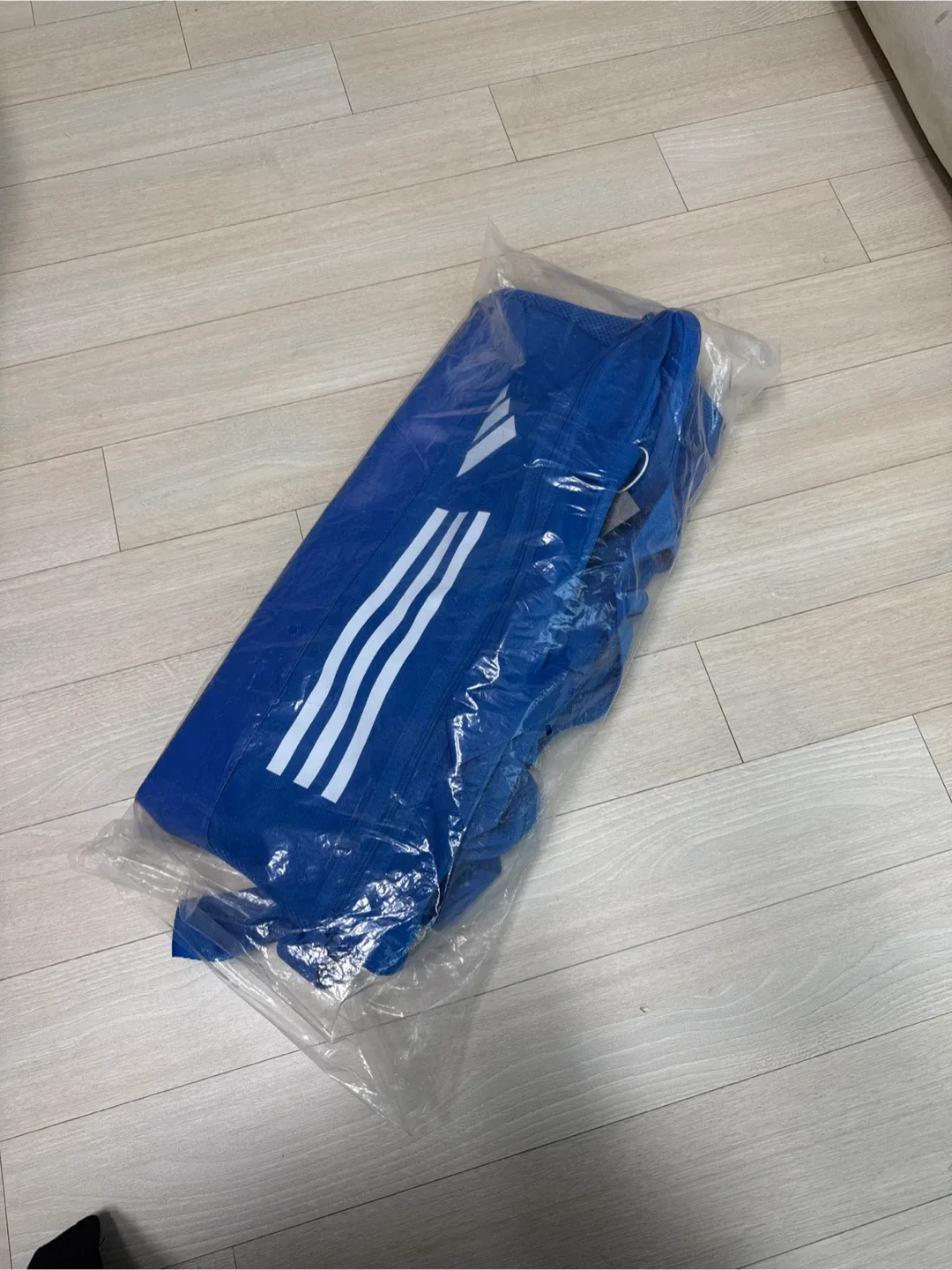 아디다스 TR 더플백 S 블루 새상품