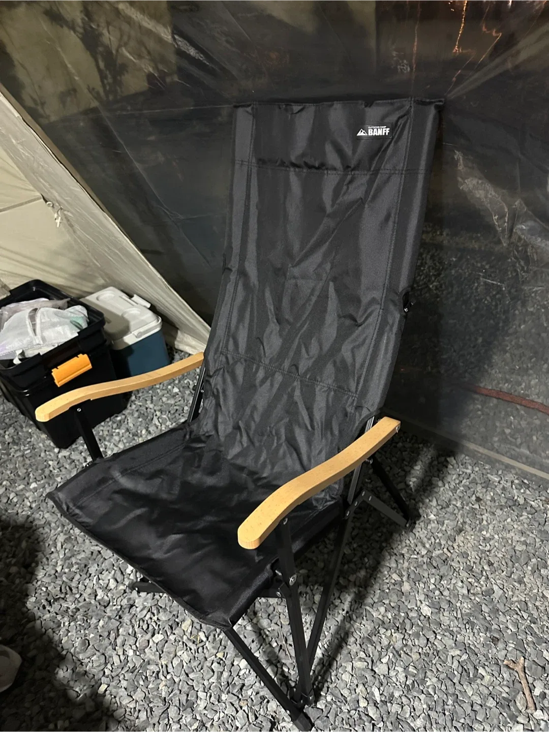 밴프 릴렉스 캠핑 의자 블랙 2개