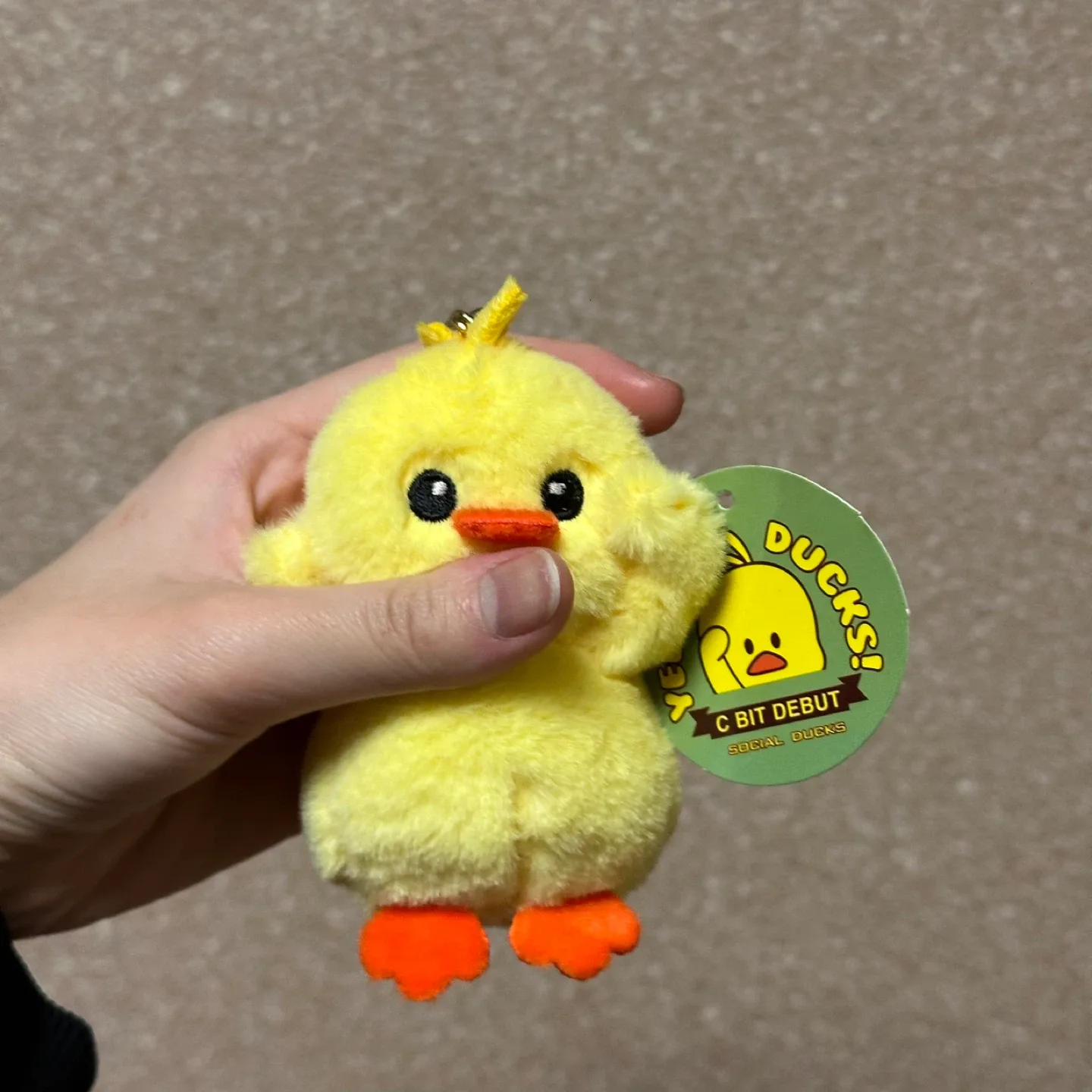 오리 인형 키링