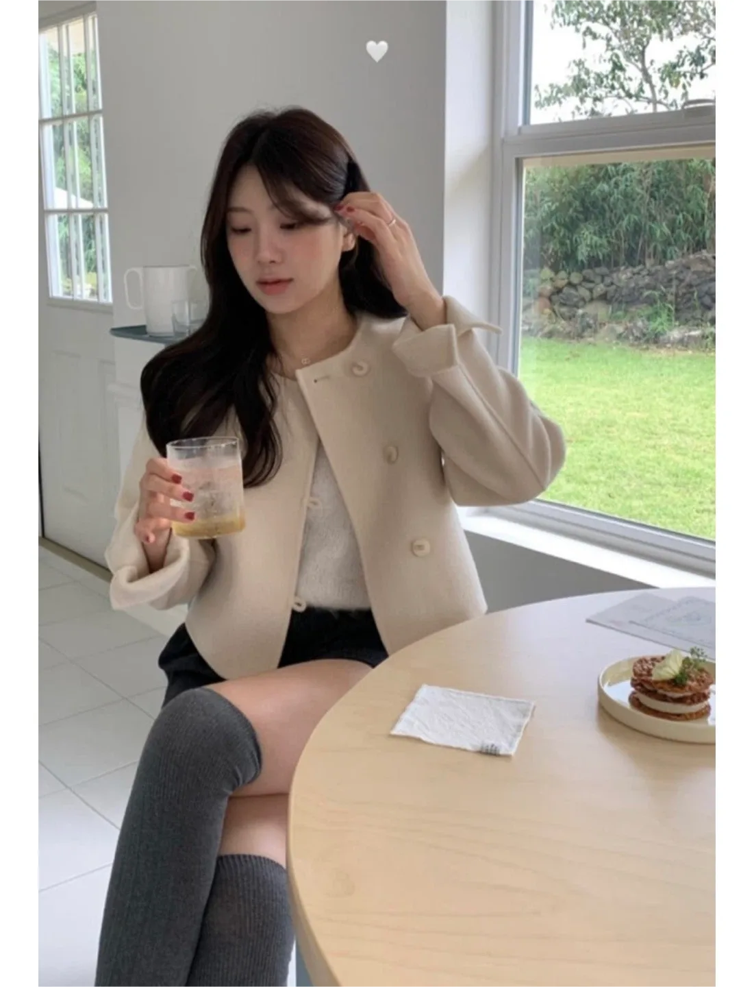 온드민 코지 핸드메이드 코트