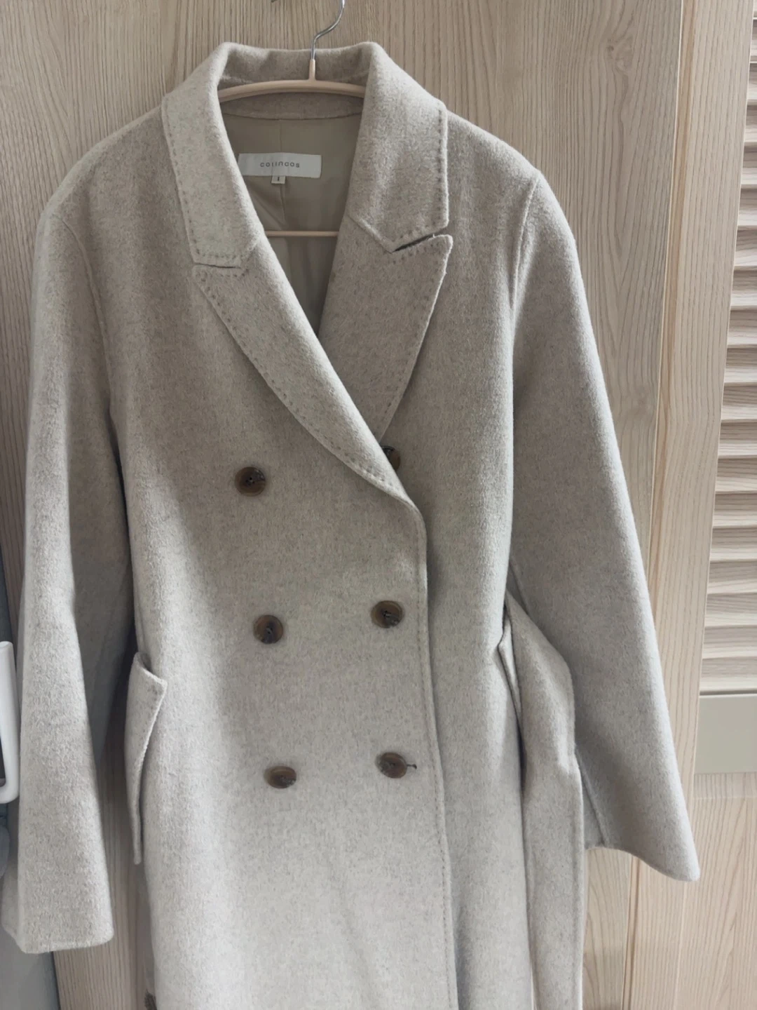 코인코즈 코트 오트밀색 | 여성의류 | 당근 중고거래