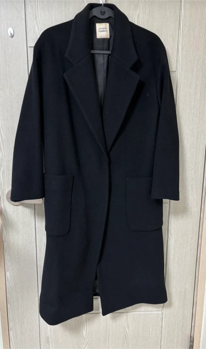 ✨스튜디오 톰보이 블랙 코트✨