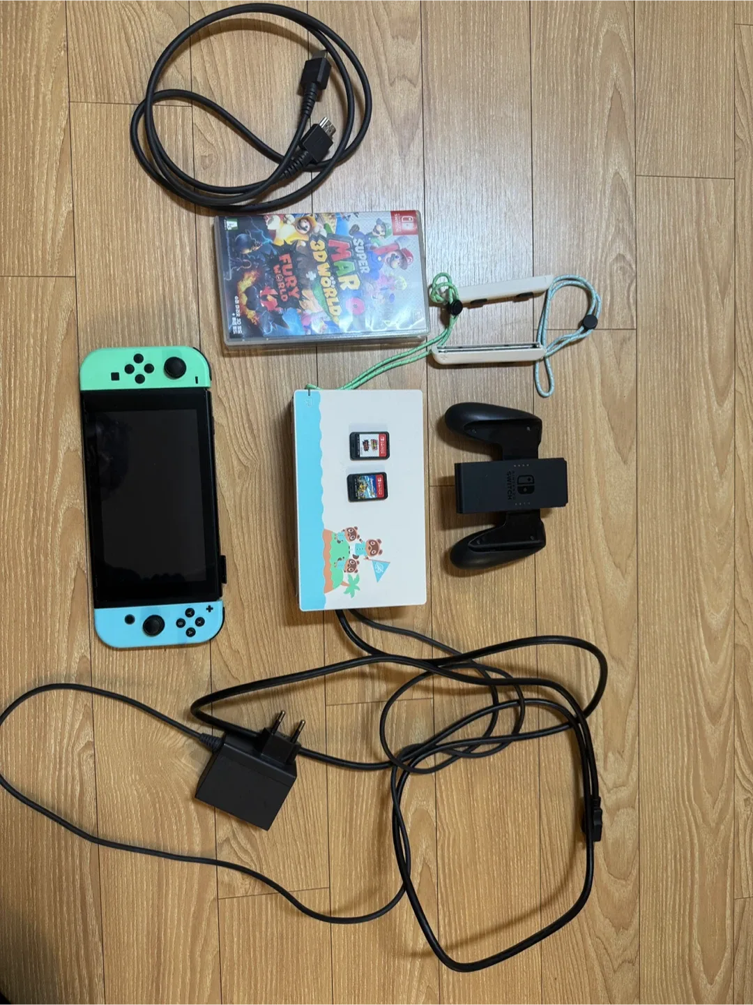 닌텐도 스위치 동물의 숲 에디션 풀세트