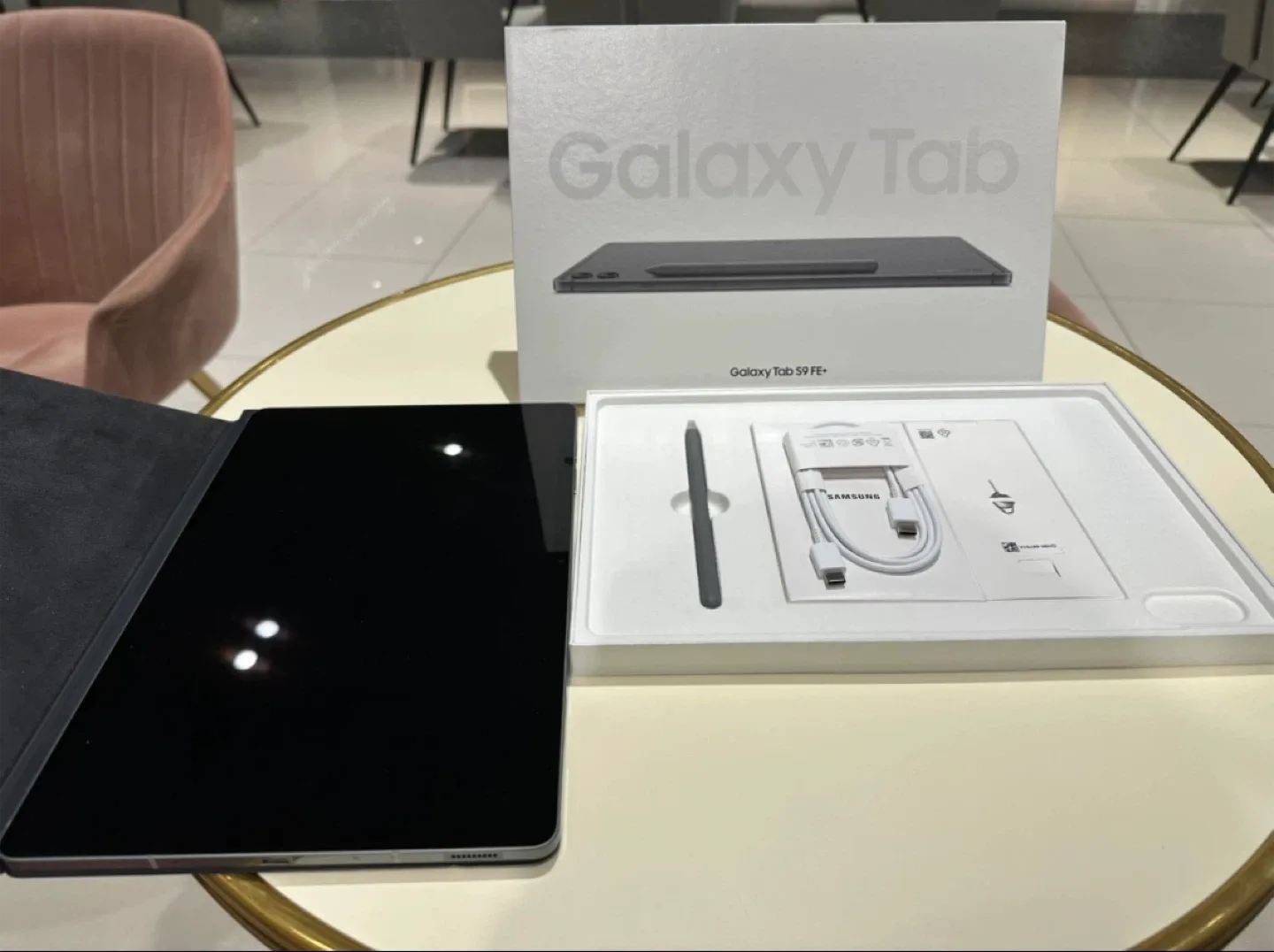갤럭시탭 S9 FE+ 풀박스 + 스마트 북 커버