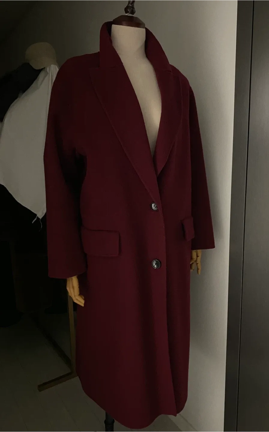 핸드메이드 롱 코트