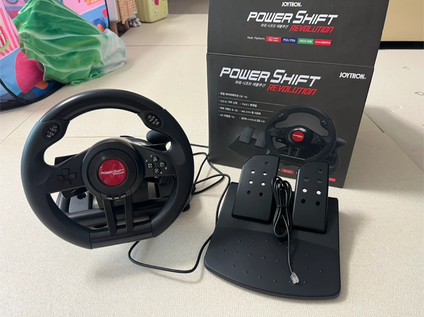 조이트론 파워시프트 레볼루션 레이싱 휠 | 취미/게임/음반 | 당근 중고거래