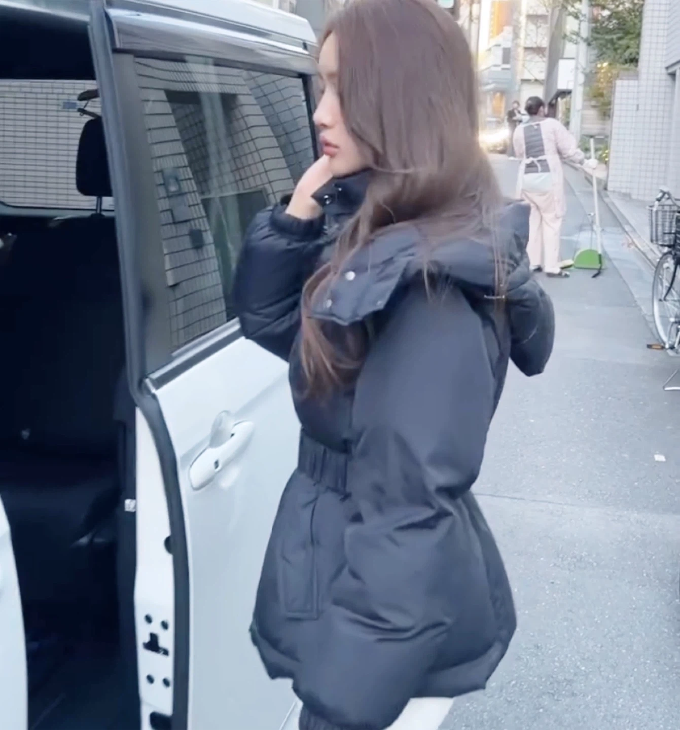 마리마켓 블랙 덕다운 후드 패딩 | 여성의류 | 당근 중고거래