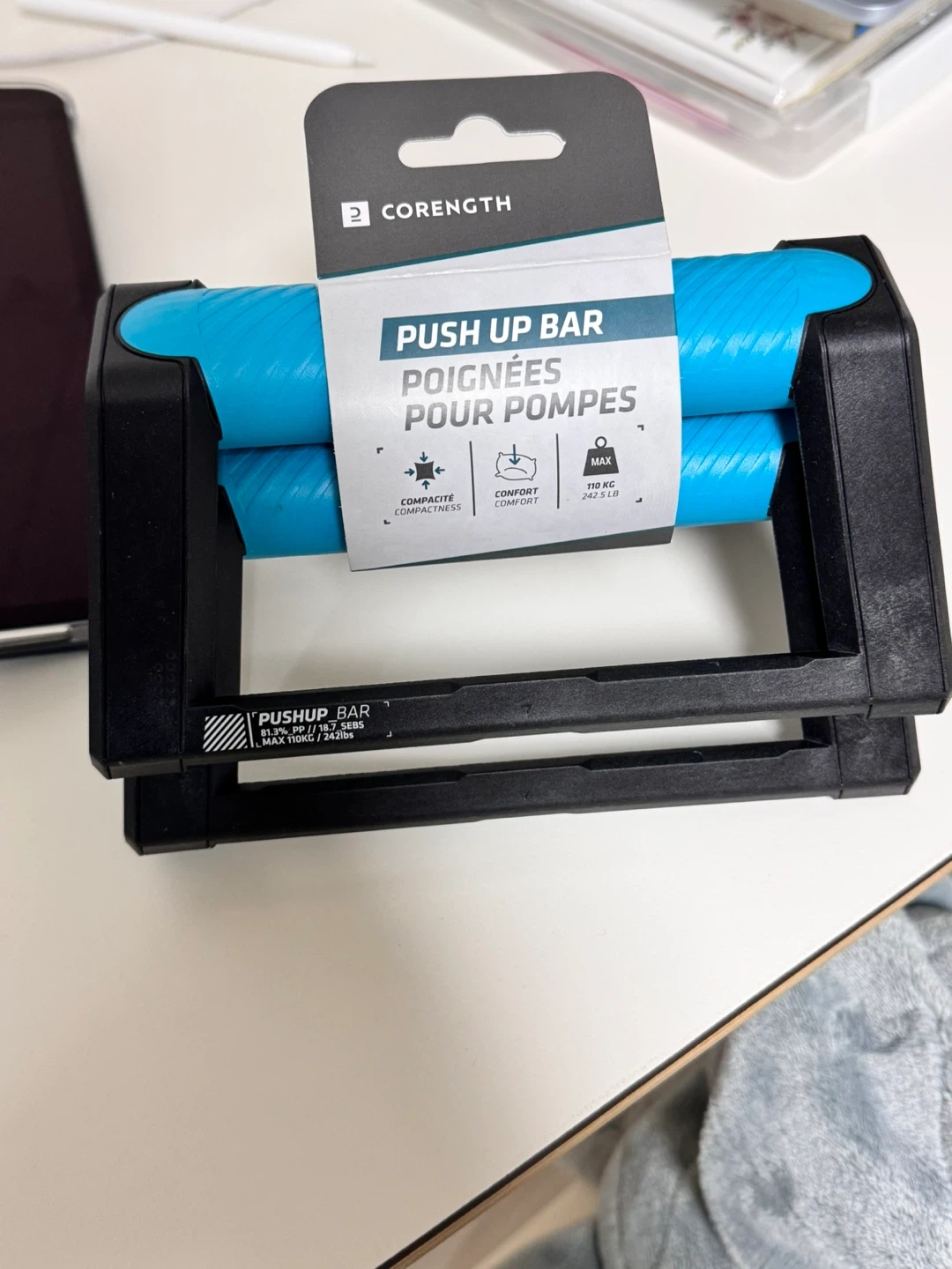 데카트론 CORENGTH 푸쉬업바 새상품 | 스포츠/레저 | 당근 중고거래