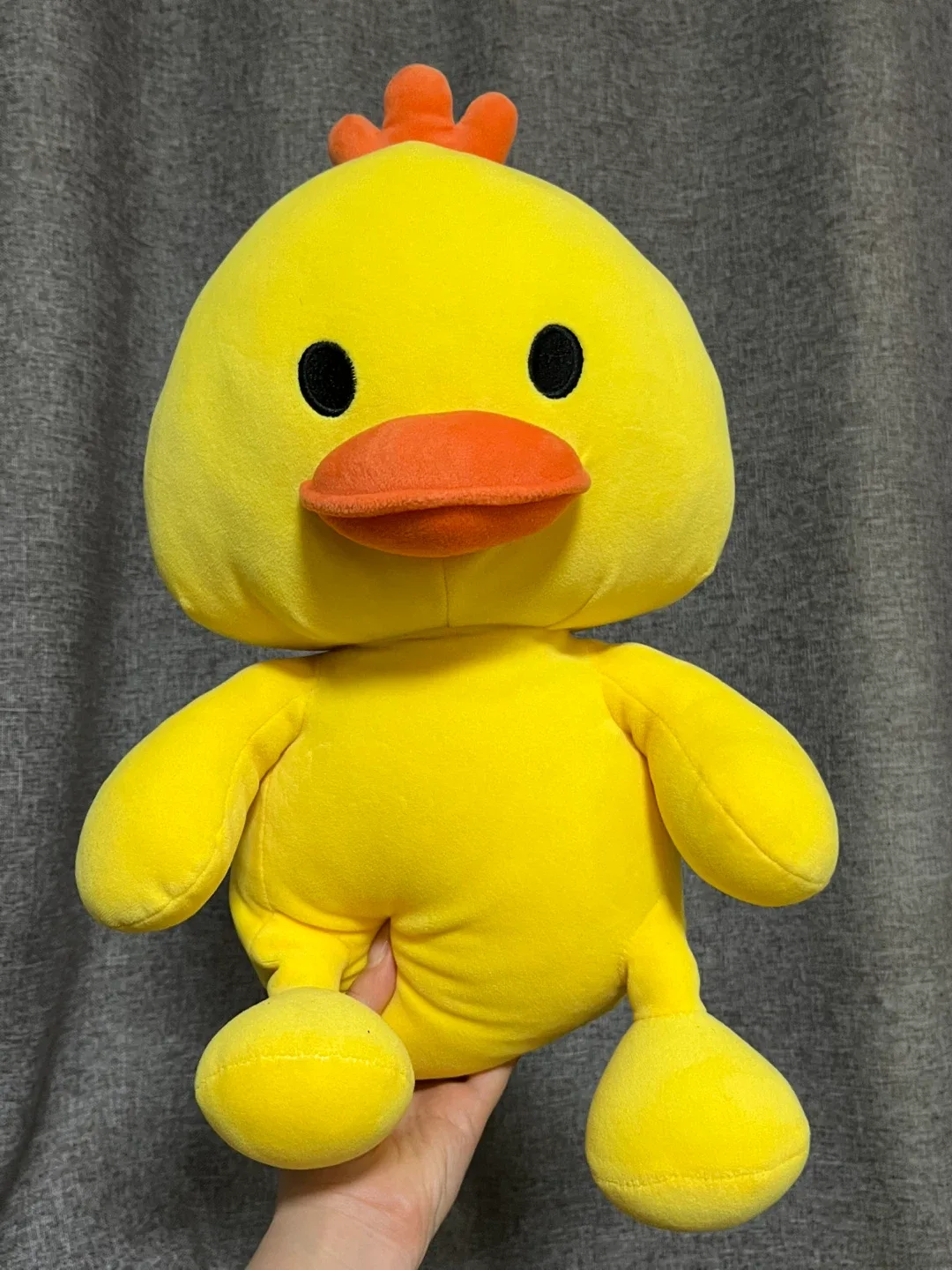 노란 오리 인형