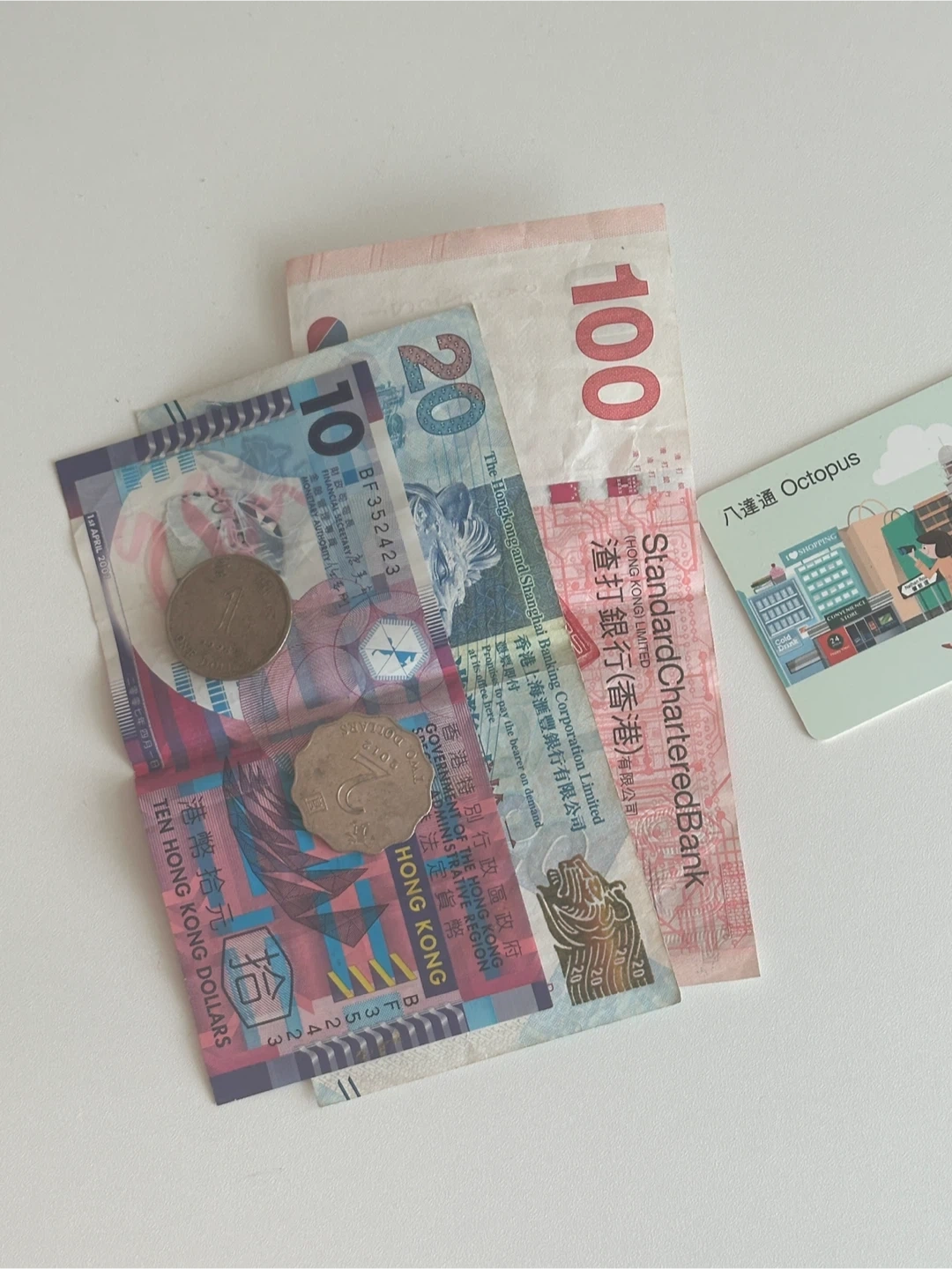 홍콩달러 133달러 + 옥토퍼스 카드1개 | 티켓/교환권 | 당근 중고거래