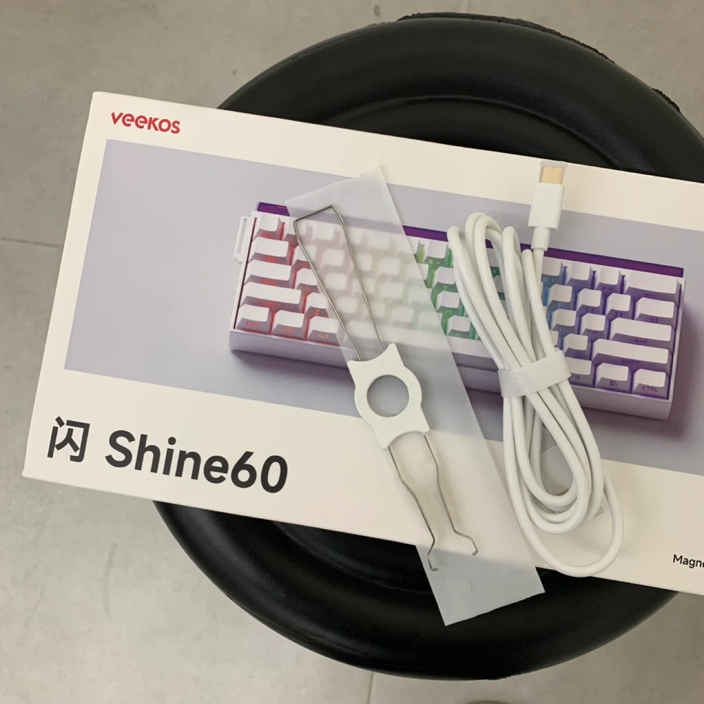 Veekos Shine60 HE 새제품 유선키보드