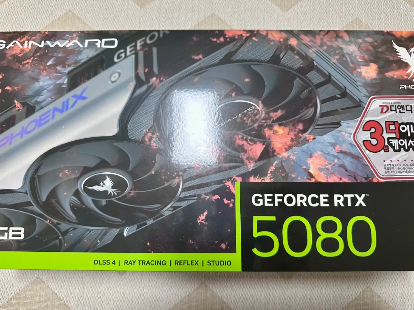 GAINWARD 지포스 RTX 5080 피닉스 미개봉