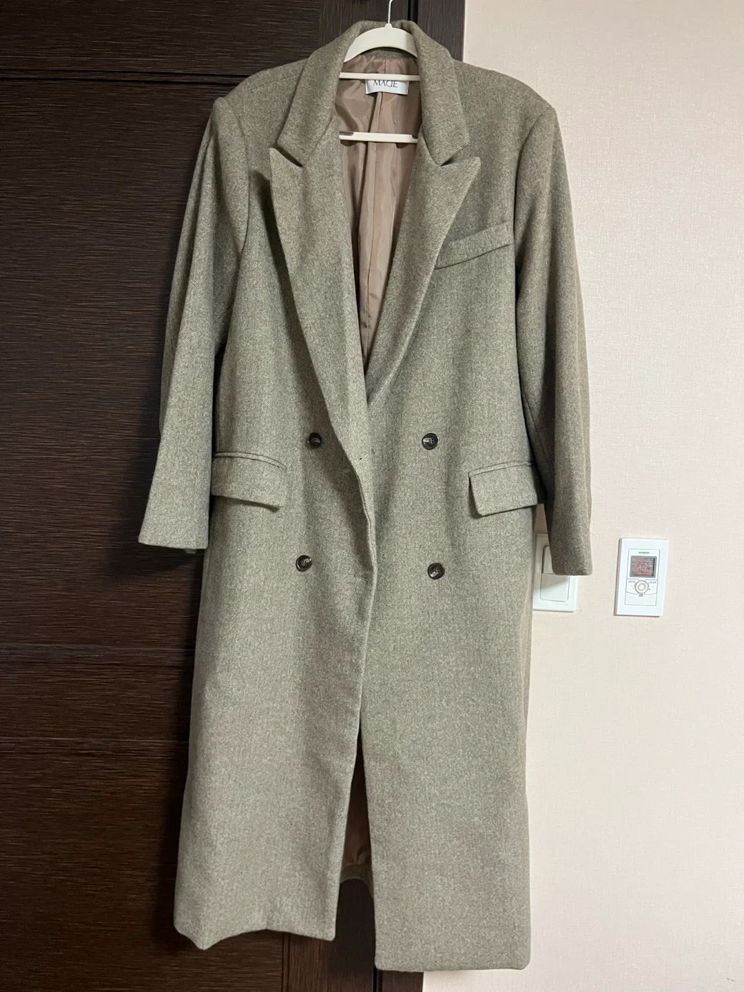 더블 롱코트(새제품)L