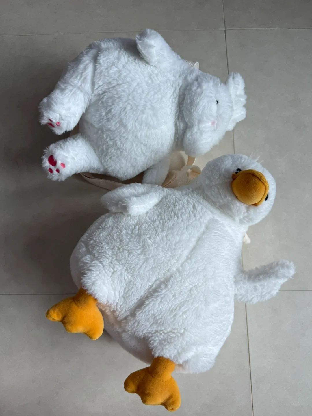 토끼 인형 오리인형 백팩