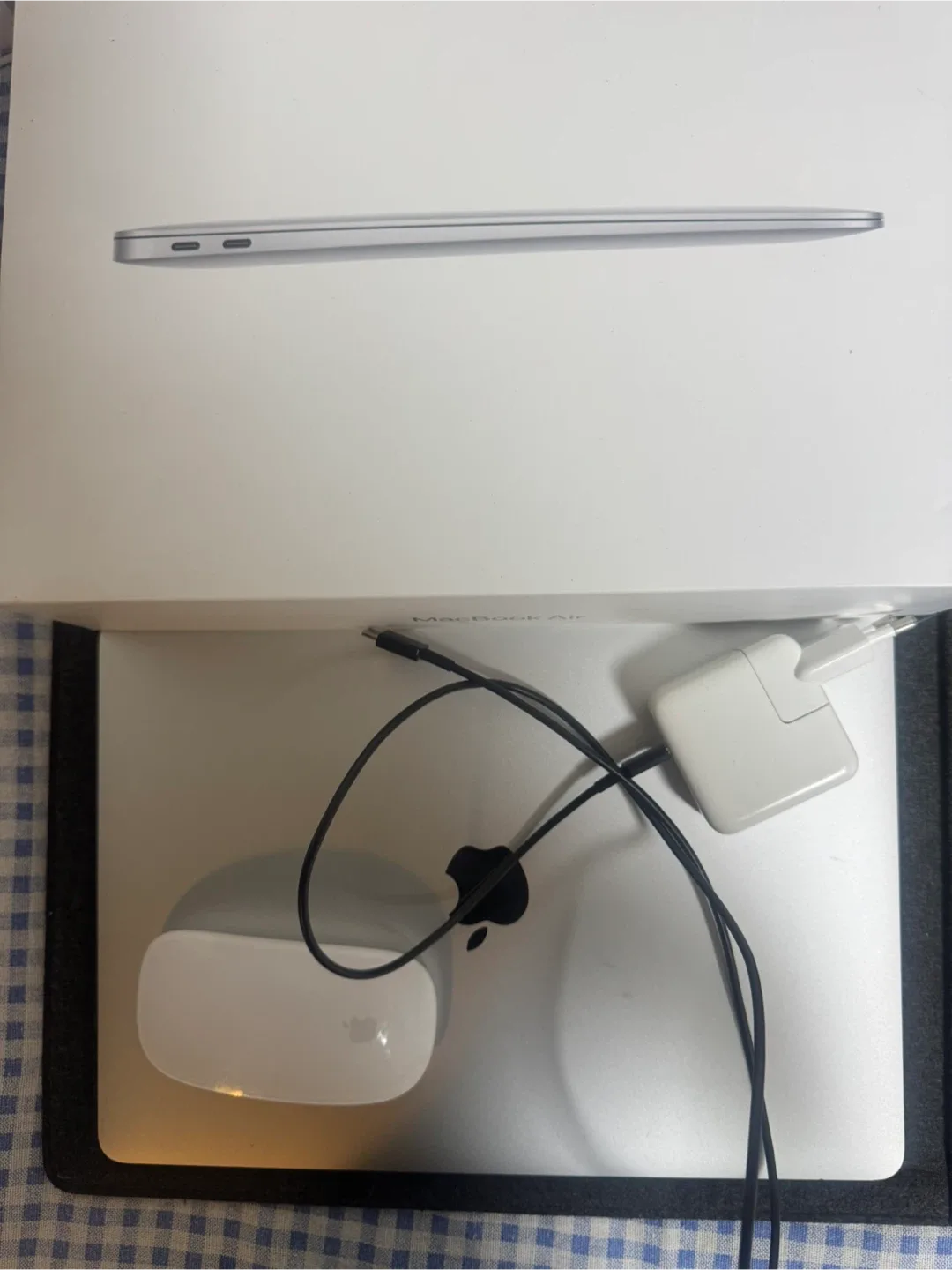 맥북 에어 M1 실버, 풀박스