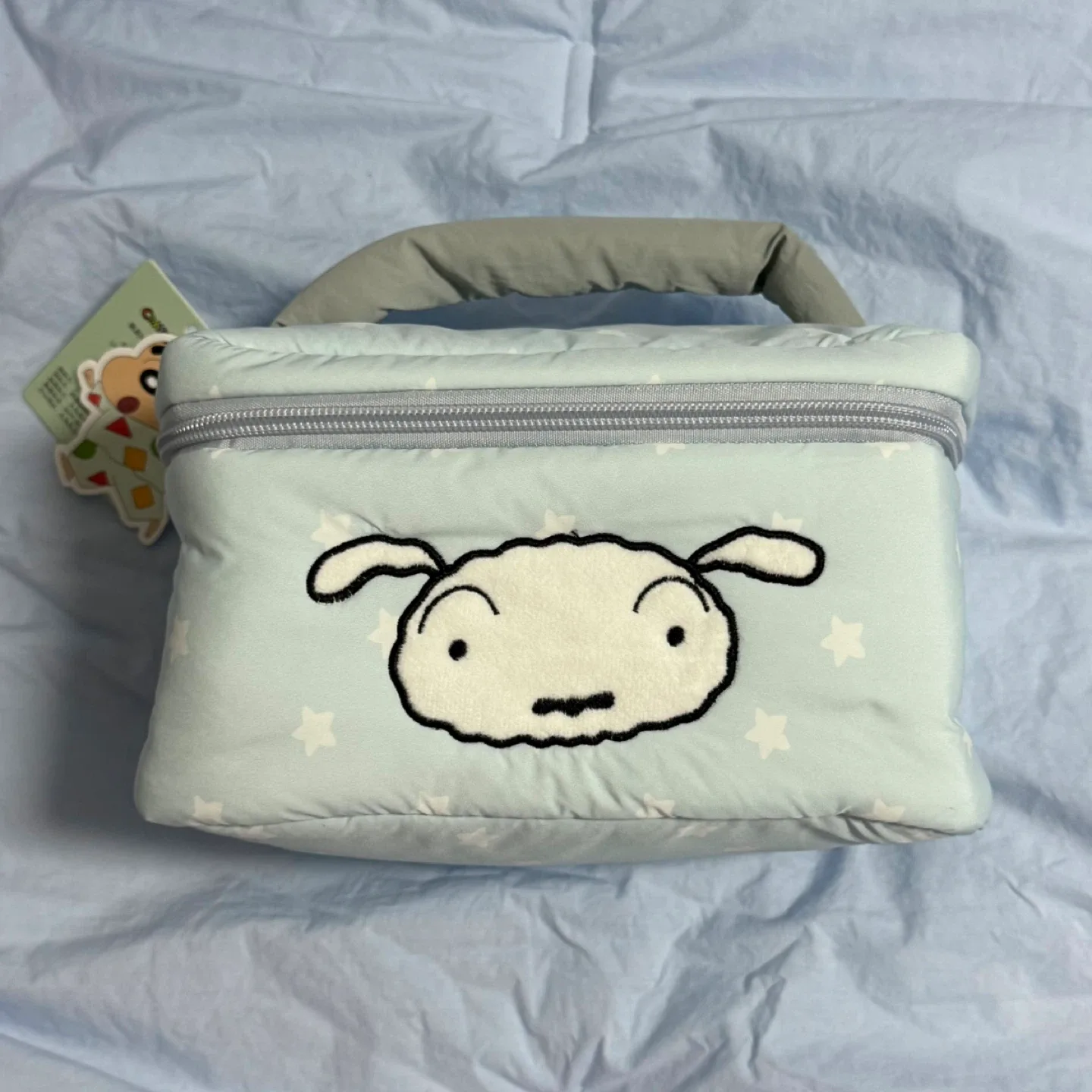 흰둥이 여행용 파우치 메이크업 파우치 수납 가방