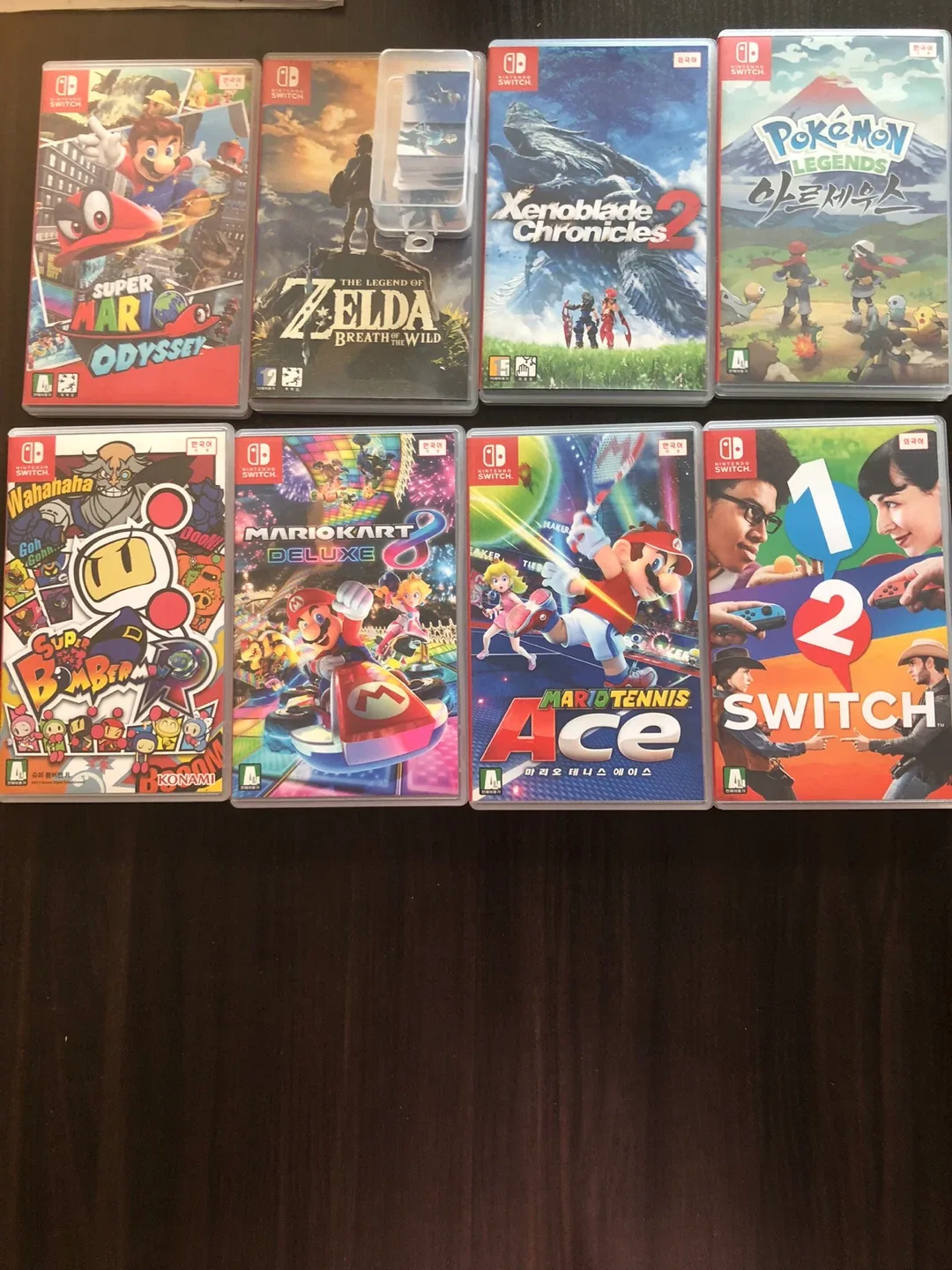닌텐도 스위치 게임칩 모음