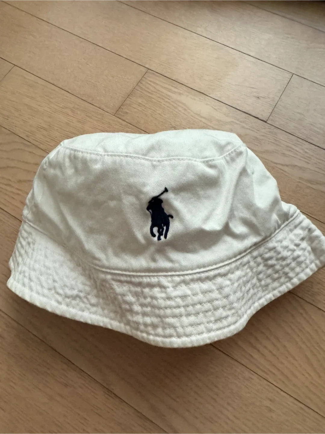 폴로 랄프로렌 화이트 버킷햇
