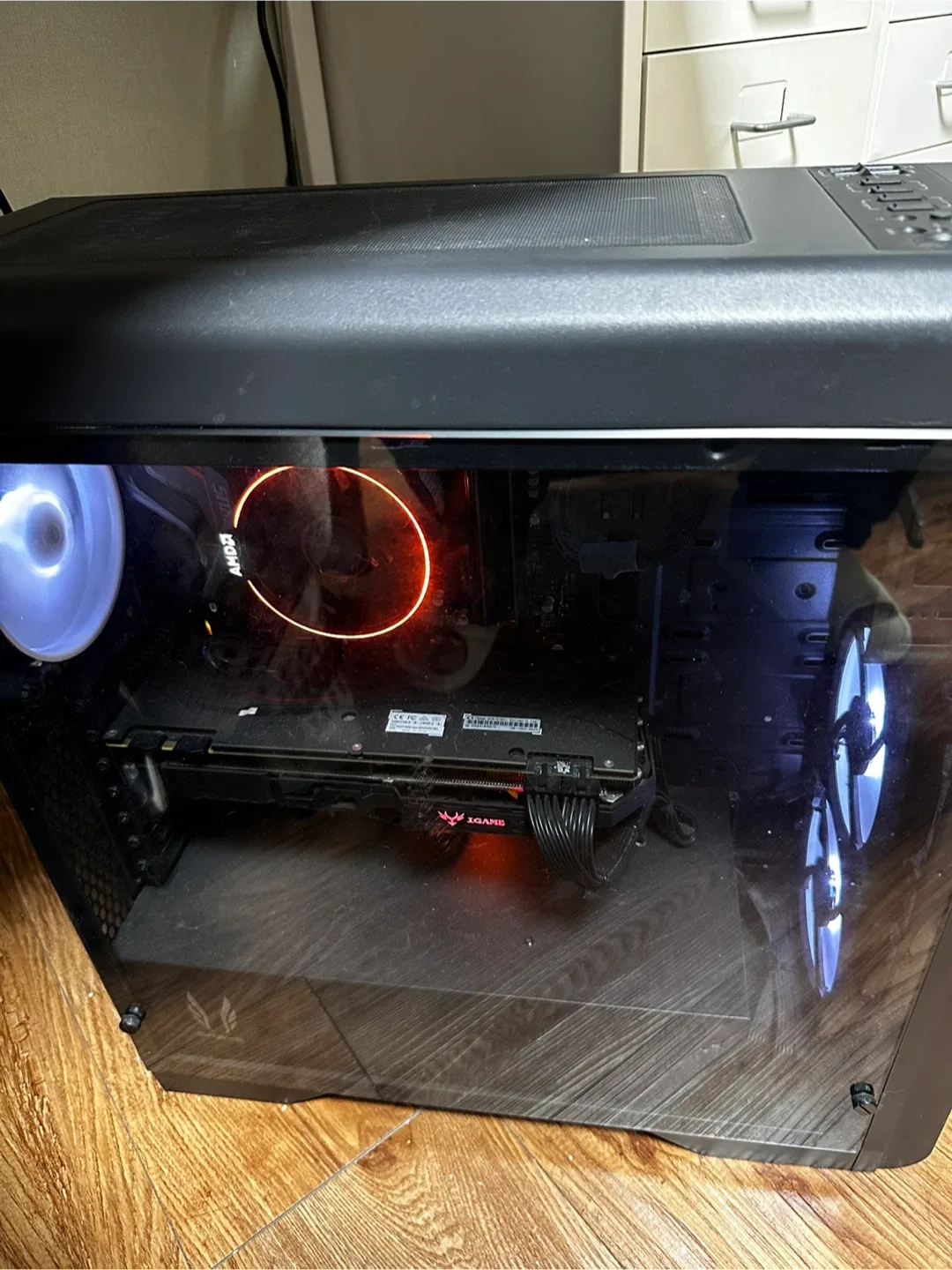 AORUSX470/EVGAGOLD/970EVO/GTX1070Ti 고급부품자작PC/박스풀보관