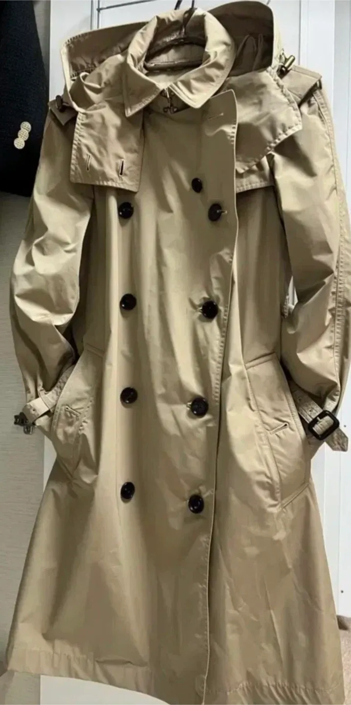 버버리후드 트렌치코트